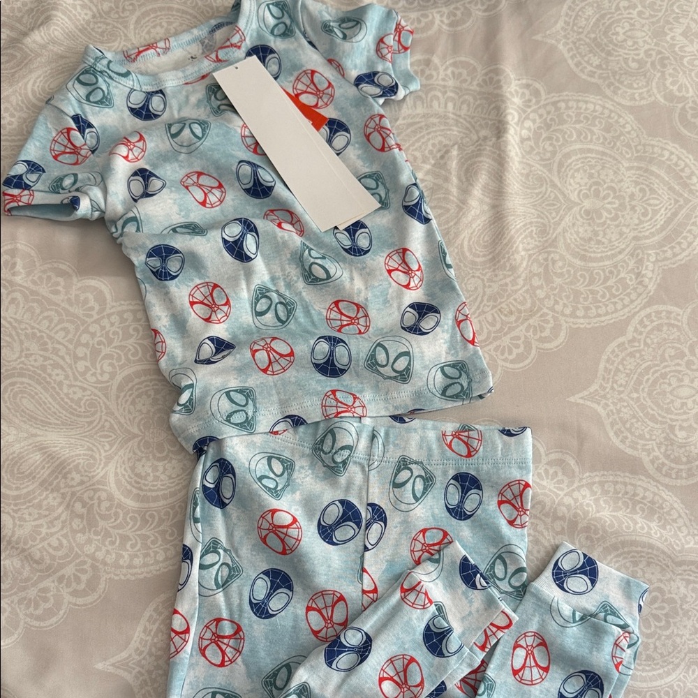Spider-Man Print Pajama Set